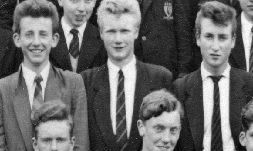 Bill Smith, Pete Shotton and John Lennon