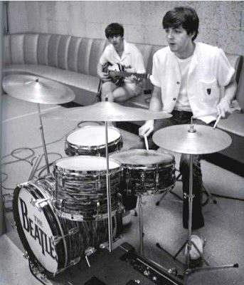 Paul McCartney on drums