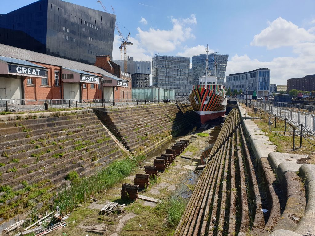 An 18th Century Graving Dock where Slave Ships were repaired