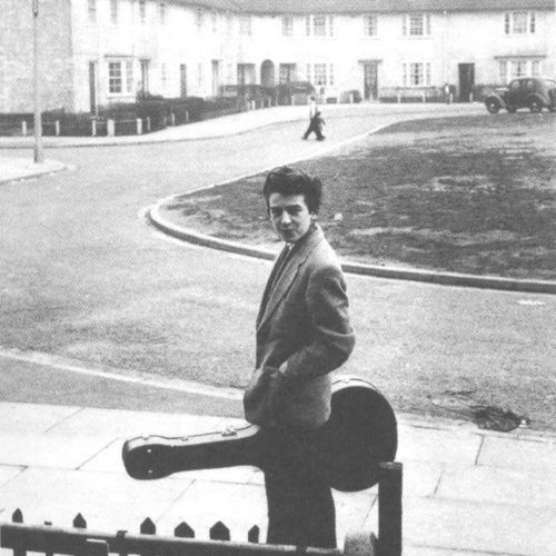 George Harrison outside his house at 25 Upton Green