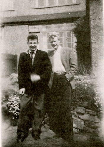Ivan Vaughan and Pete Shotton