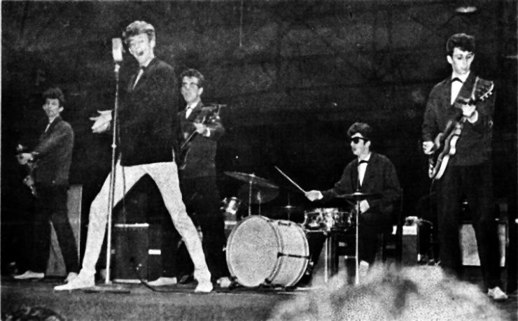 Rory Storm and the Hurricanes, with Ringo on drums
