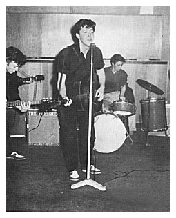 Tommy Moore with the Silver Beatles