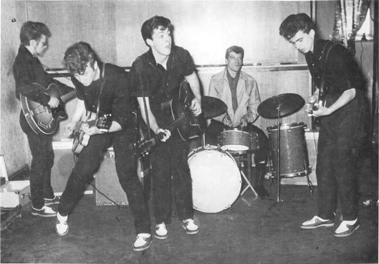 Johnny Hutch with The Silver Beatles