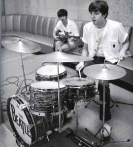 Paul McCartney on drums